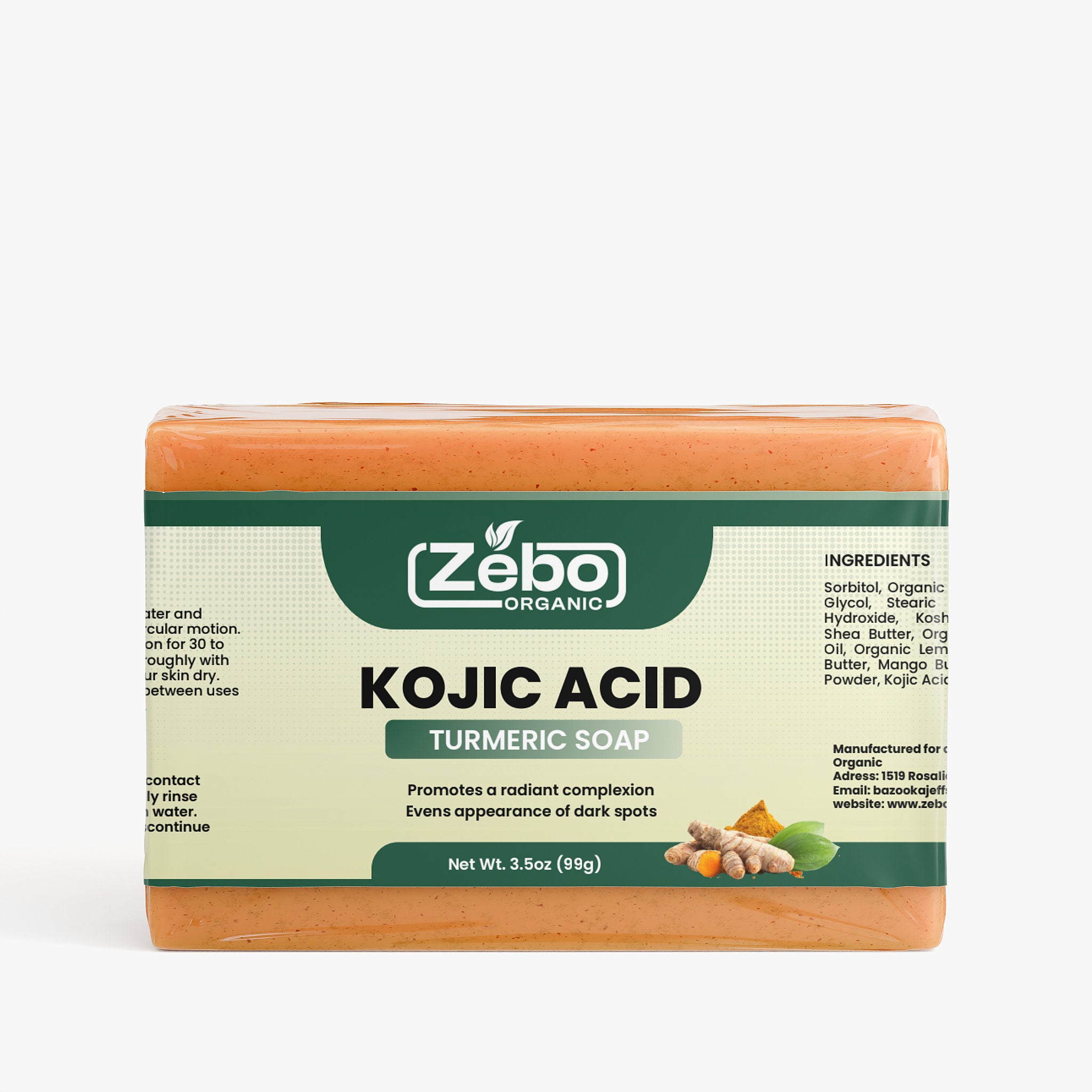 Kojic Acid & Turmeric Soap